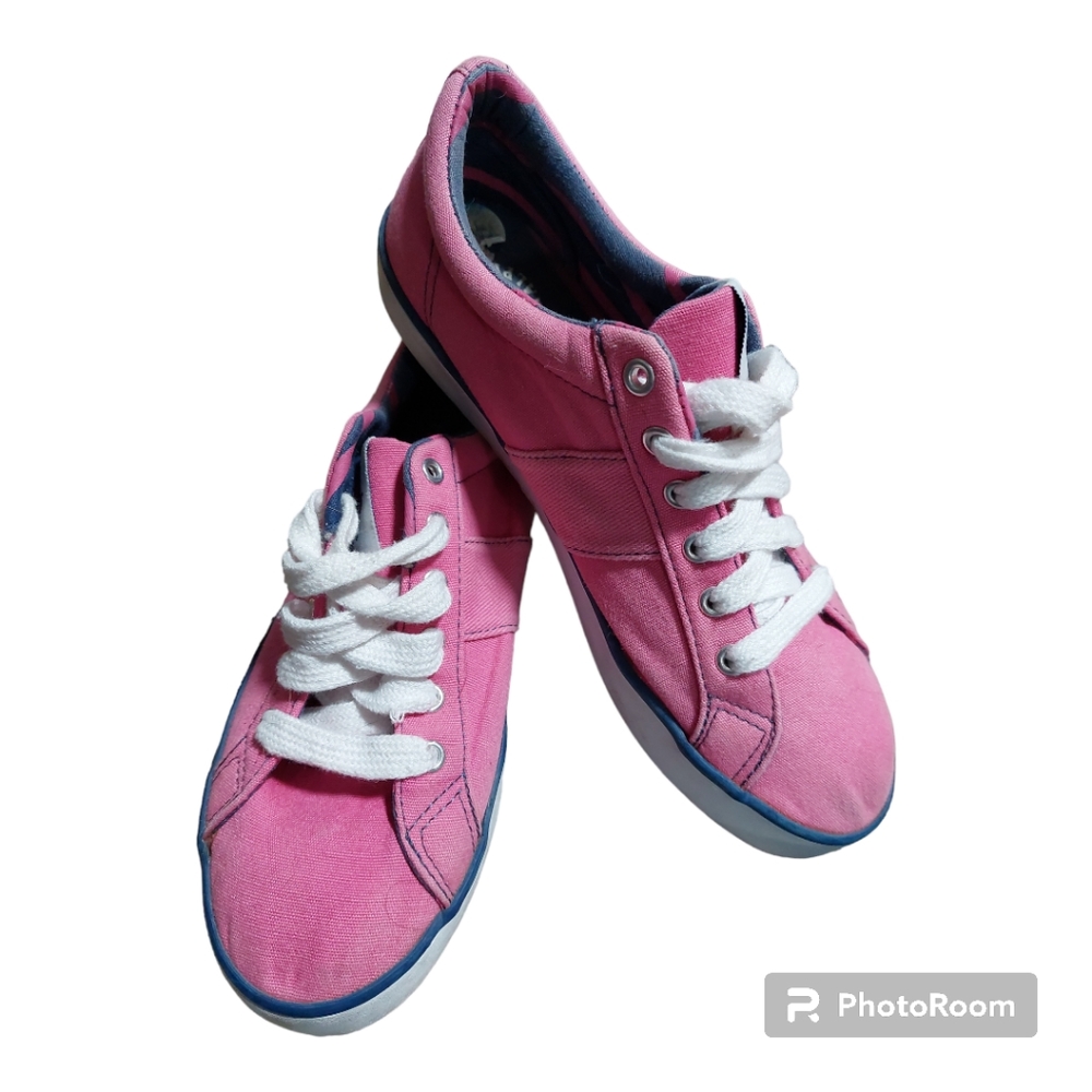Polo by Ralph Lauren Gillian Pink Canvas Shoes - Women's Size 7.5B